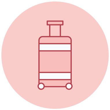 bagaj. Web simgesi basit illüstrasyon