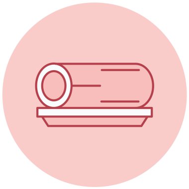 Günlük kaydı simgesinin vektör illüstrasyonu