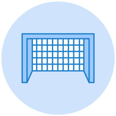 Mahkeme. Web simgesi basit illüstrasyon