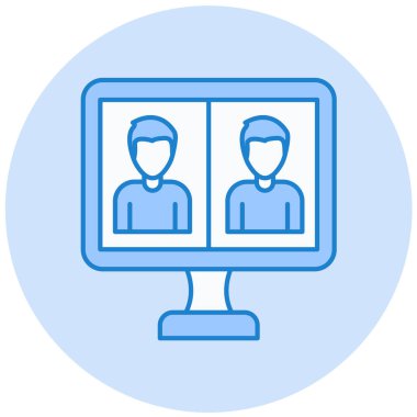 kullanıcı. Web simgesi basit illüstrasyon