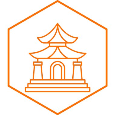 Yapı simgesinin vektör illüstrasyonu