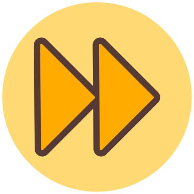 Oynayın. Web simgesi basit illüstrasyon