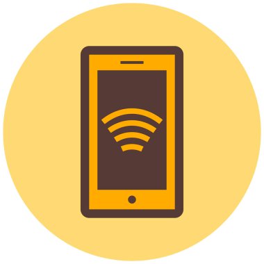 Cep telefonu. Basit resimleme