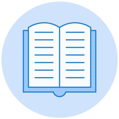 kitap simgesi vektör illüstrasyon tasarımı