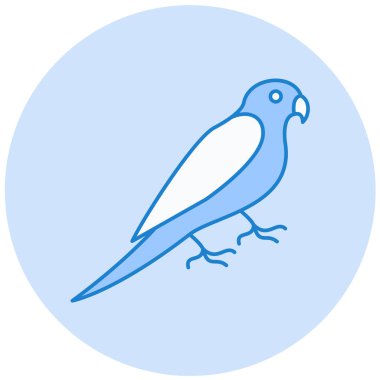 Kuş. Web simgesi basit illüstrasyon