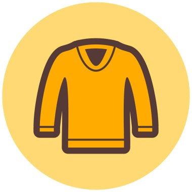 Kıyafetler. Web simgesi basit illüstrasyon