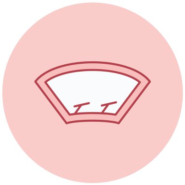 Benzersiz ve minimalist vektör simgesi tasarımı