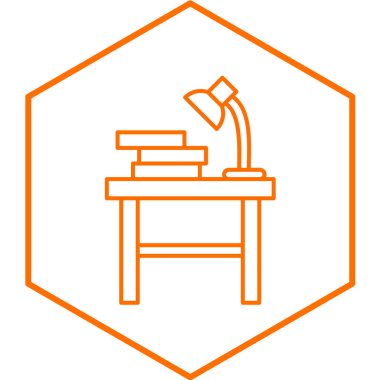 Masa simgesi. vektör illüstrasyonu