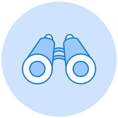 Dürbün. Web simgesi basit tasarım