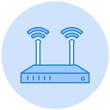 Wi-fi yönlendirici. Basit resimleme