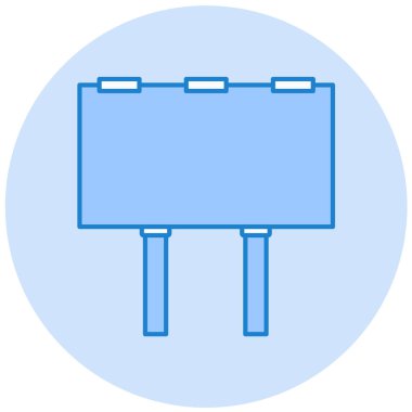 Tahta. Web simgesi basit illüstrasyon