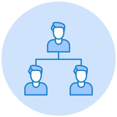 Takım. Web simgesi basit illüstrasyon