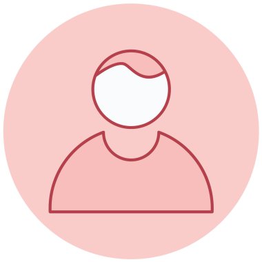 avatar kullanıcı simgesi, vektör illüstrasyonu