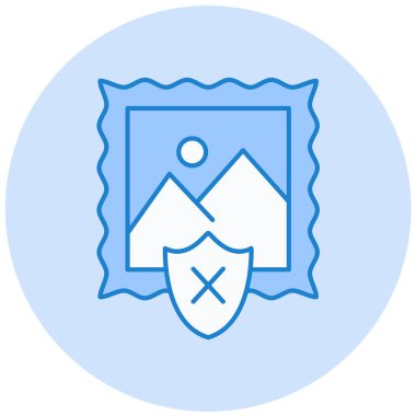 resim modern simge vektör illüstrasyonu