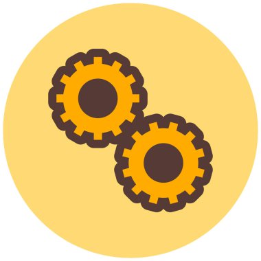 Teçhizat Web simgesi basit illüstrasyon