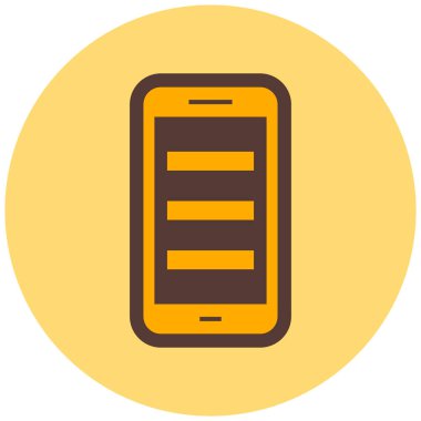 Cep telefonu. Basit resimleme