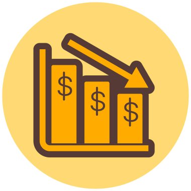 Dolar işareti vektör çizimi