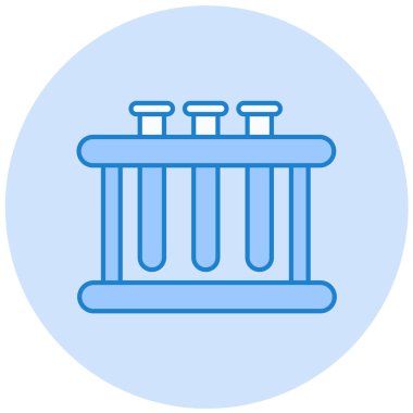 Laboratuvar. Web simgesi basit tasarım