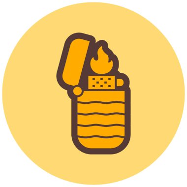 Ateş çakmağı Basit resimleme