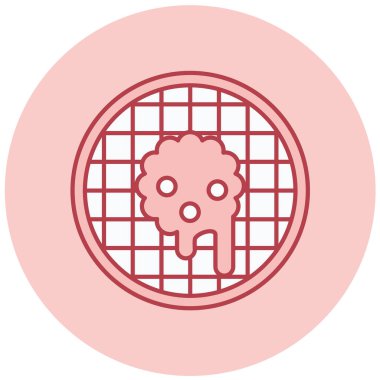 Waffle. Web simgesi basit illüstrasyon 