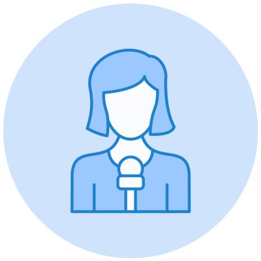 avatar. Web simgesi basit illüstrasyon