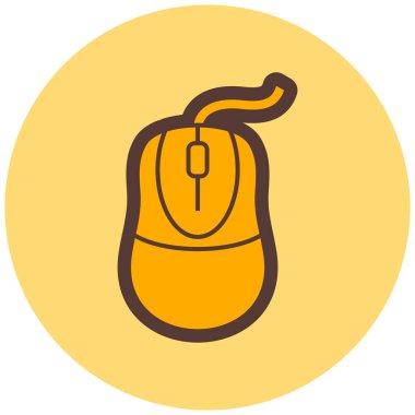 Fare. Web simgesi basit illüstrasyon