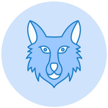 Kurt. Web simgesi basit illüstrasyon