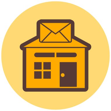 Posta kutusu. Basit illüstrasyon