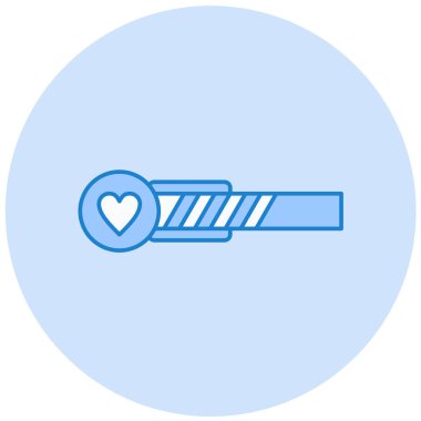 Kalp. Web simgesi basit illüstrasyon