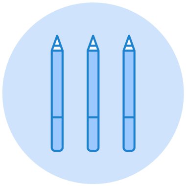 Kalem. Web simgesi basit illüstrasyon