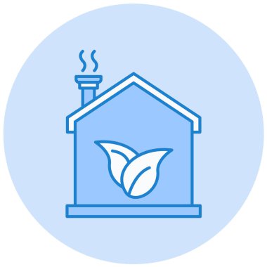 Çevre dostu yeşil enerji ikonu vektör çizimi