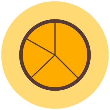 Pasta çizelgesi. Basit resimleme