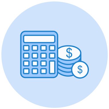 Para için. Web simgesi basit illüstrasyon