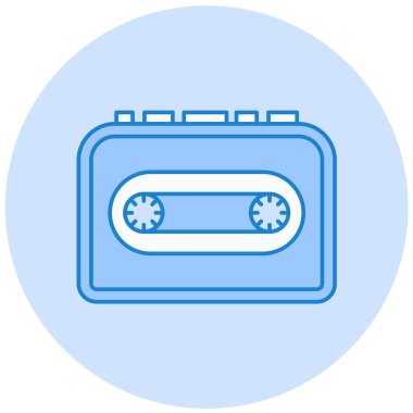 kaset teyp vektör simgesi