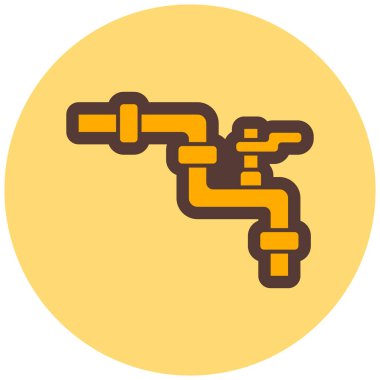 Modern b 'nin vektör illüstrasyonu boru simgesinden yoksun