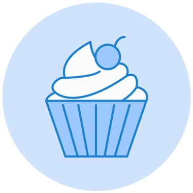 Tatlım. Web simgesi basit illüstrasyon