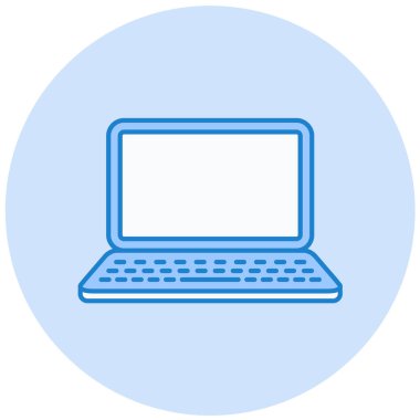 Bilgisayar. Web simgesi basit illüstrasyon