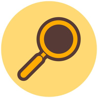 büyütme cam vektör simgesi