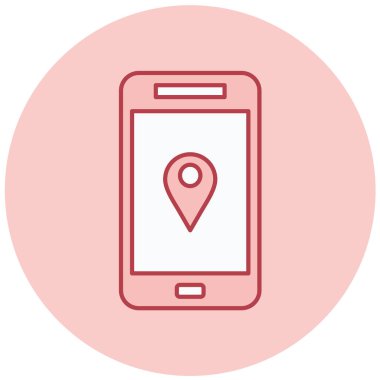 Cep telefonu. Web simgesi