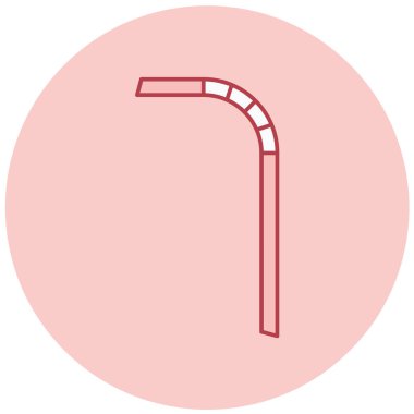 Tek bir lolipop simgesinin vektör çizimi