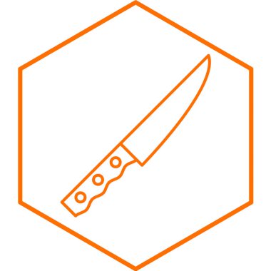 Bıçak kesme ikonu. vektör illüstrasyonu