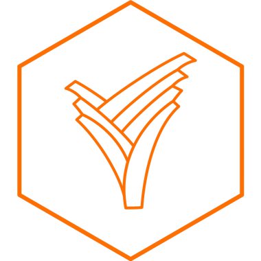 Pırasa simgesinin vektör illüstrasyonu