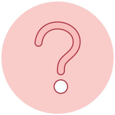 Soru işareti. Web simgesi