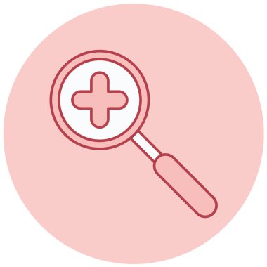 Arama simgesi vektör illüstrasyonu