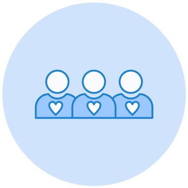 İlişki simgesinin vektör illüstrasyonu