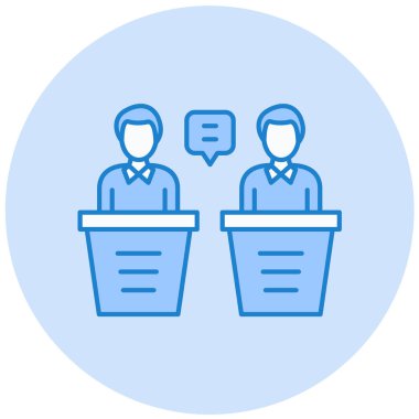 İş insanları vektör simgesi modern basit tasarım