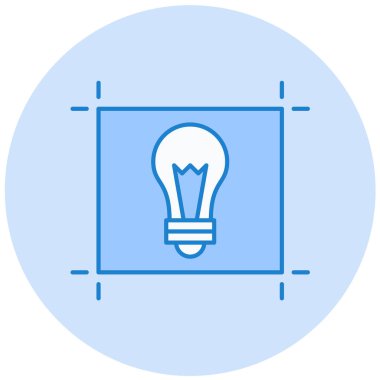 ampul modern simge vektör illüstrasyonu