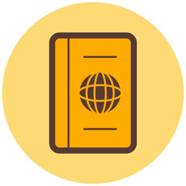 Kitap. Web simgesi basit illüstrasyon