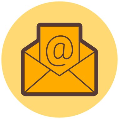 E- posta simgesi vektör illüstrasyonu