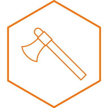 Balta simgesinin vektör illüstrasyonu